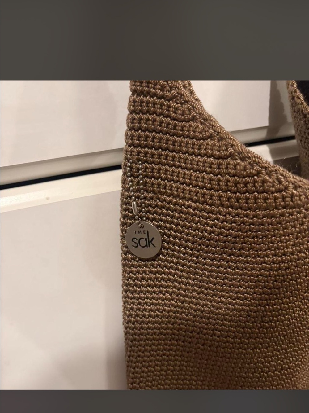 The Sak Brown Crochet Shoulder Bag - Picture 3 of 3